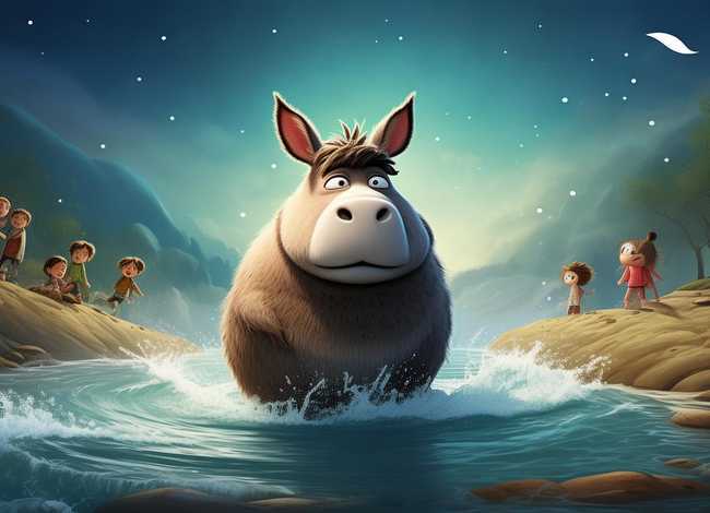 儿童睡前故事驴子过河；驴子过河 睡前故事