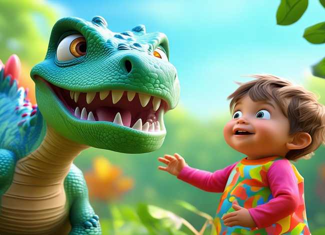 儿童绘本故事《霸王龙》 - 霸王龙幼儿绘本故事