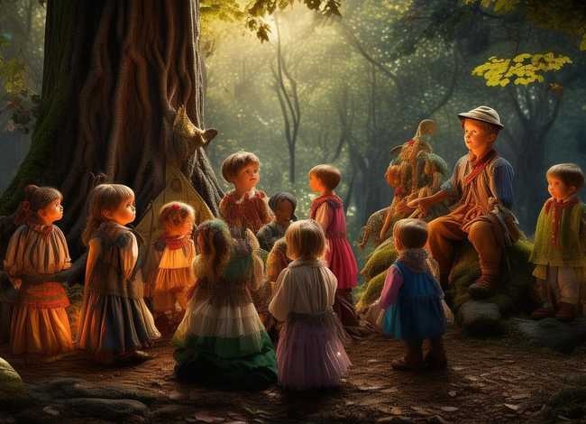 儿童民间故事神话故事、小孩民间故事