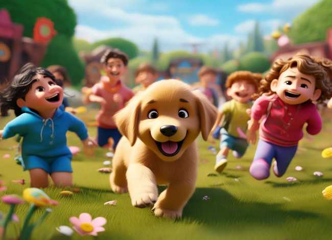 儿童动画故事视频狗狗；狗狗少儿动画视频