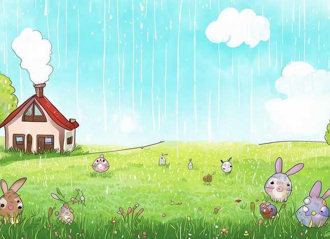 春雨故事绘本，关于春雨的绘本故事