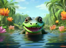 幼儿鳄鱼故事视频 - 幼儿小鳄鱼的故事视频