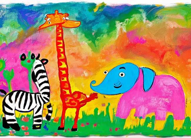 儿童画动物的故事；儿童画动物的简单画法