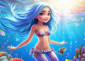 幼儿版美人鱼的故事 幼儿版美人鱼的故事图片