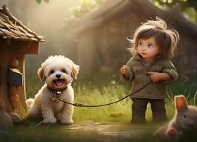 儿童故事儿童故事买犬 买犬捕鼠寓言故事