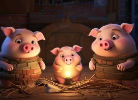 儿童睡前故事长篇版三只小猪（小儿故事睡前故事三只小猪）