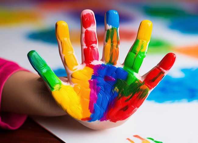 儿童手画视频，儿童画手的简单画法