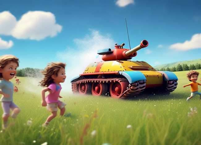 儿童故事坦克的故事；与坦克有关的儿童故事