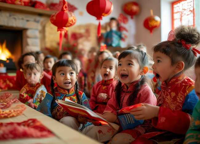 关于过年儿童的故事简短 - 关于过年的故事幼儿园