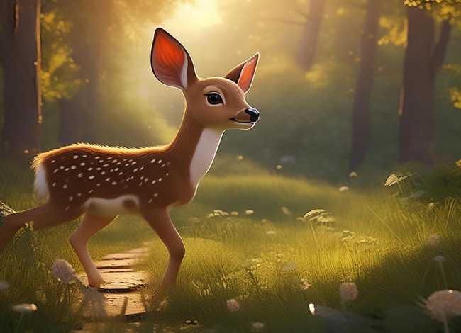 儿童故事小鹿历险记音频（小鹿历险记故事背景音乐）