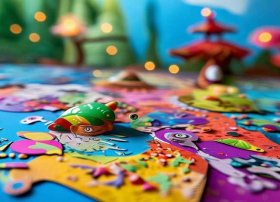 儿童故事贴画制作教程，幼儿故事粘贴画