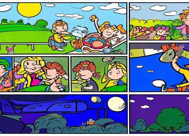 儿童六格简笔连环画、儿童六格简笔连环画图片 儿童六格简笔连环画、儿童六格简笔连环画图片