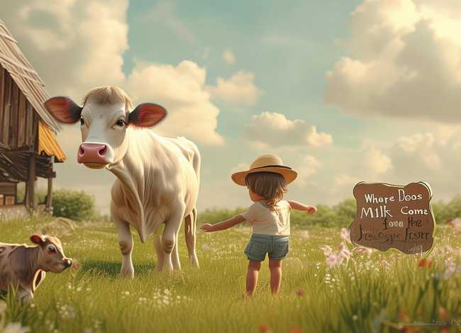 儿童故事牛奶从哪里来的 - 牛奶是从哪里来的 故事