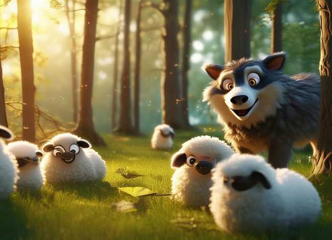 儿童故事狼和七只小羊完整版、故事《狼和七只小羊》