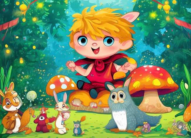 儿童故事主题画，幼儿故事主题简笔画