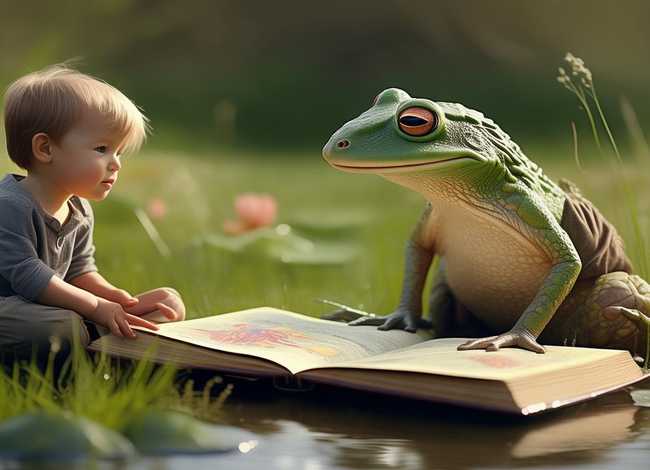 儿童故事听青蛙爷爷讲故事，听青蛙爷爷讲故事绘本