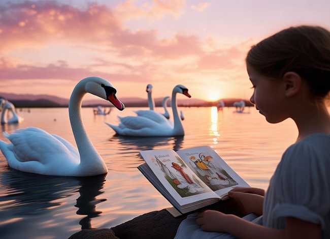 野天鹅故事绘本、野天鹅绘本故事及图片