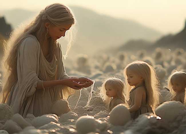 女娲造人儿童故事，女娲造人幼儿故事简短