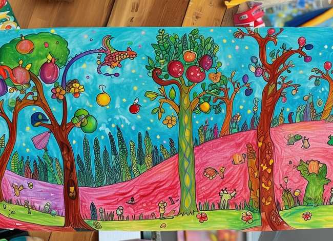 创意儿童画作品图片 - 创意儿童画作品图片大全二年级,高难度一等奖