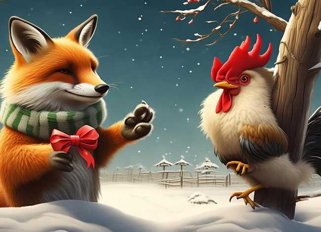 狐狸给鸡拜年的故事 - 狐狸给鸡拜年的小故事 狐狸给鸡拜年的故事 - 狐狸给鸡拜年的小故事