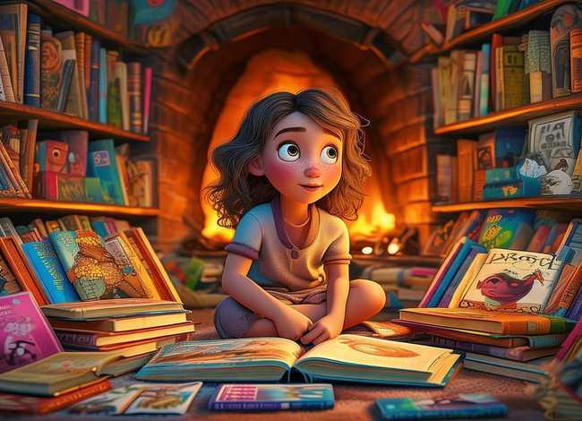 读书故事会图片、读书故事绘画图片大全