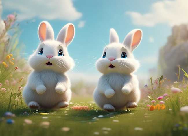 儿童故事两只小白兔 - 两只小白兔故事作文 儿童故事两只小白兔 - 两只小白兔故事作文