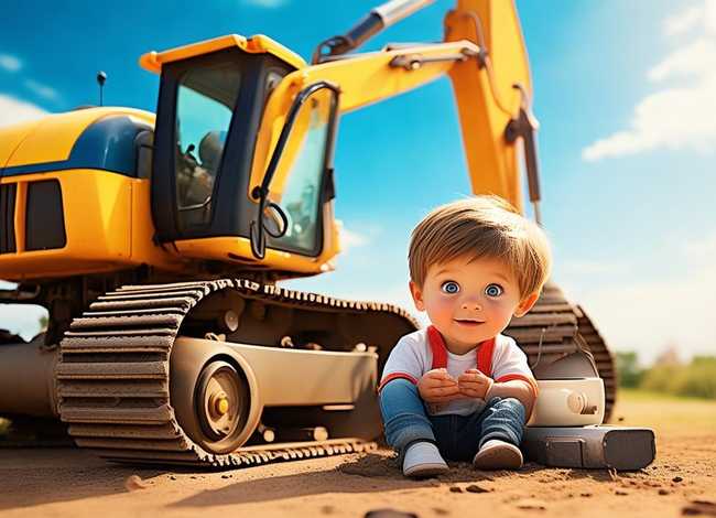 听挖掘机儿童故事，挖掘机故事在线收听