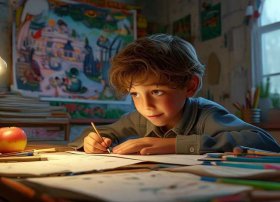 儿童故事写作业 小学生写作业的故事