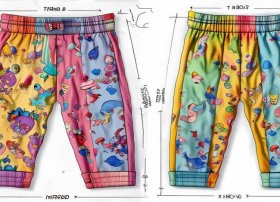 儿童裤子设计图；儿童裤子设计图纸