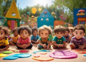 儿童创意故事画、创意故事幼儿园绘画