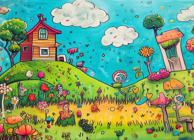 儿童手绘故事简笔画、幼儿手绘故事画