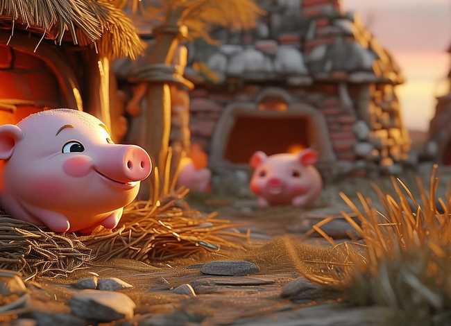 小儿故事会 小儿故事会睡前故事三只小猪