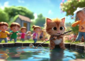 幼儿故事小猫钓鱼视频播放 幼儿故事小猫钓鱼视频播放教学