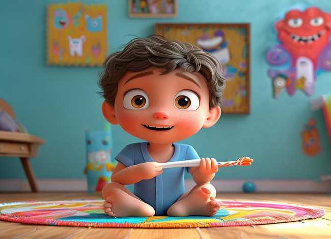 刷牙故事绘本（刷牙的故事绘本）