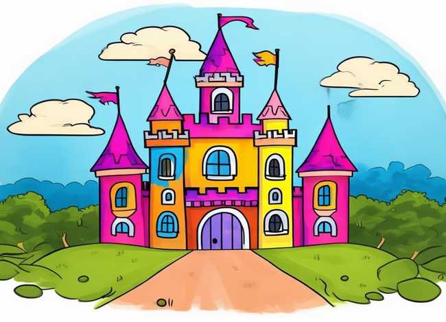 儿童城堡绘画图片 儿童城堡绘画图片简单 儿童城堡绘画图片 儿童城堡绘画图片简单