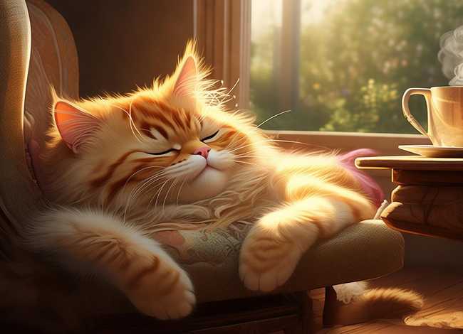 一只懒猫的故事；一只懒猫的故事作文