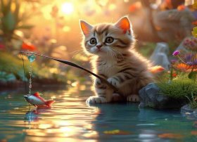 小猫钓鱼故事大全；小猫钓鱼故事大全100篇