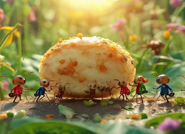 儿童故事蚂蚁和西瓜的故事；少儿故事蚂蚁和西瓜的故事