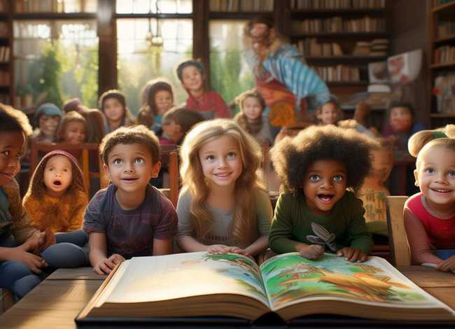 关于图书馆的儿童故事，关于图书馆的幼儿故事