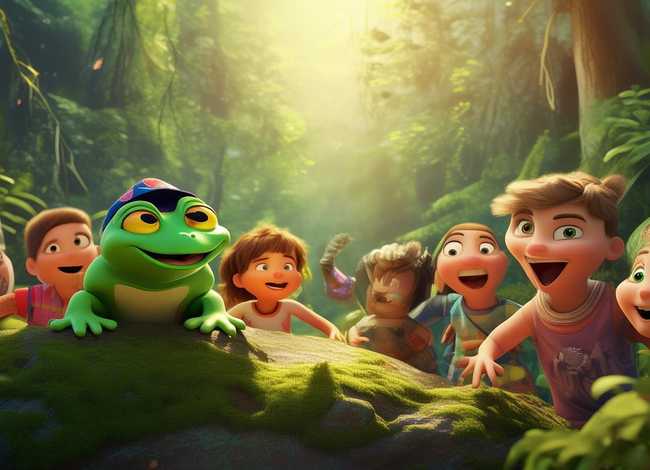 青蛙邻居儿童故事 - 青蛙邻居的故事 青蛙邻居儿童故事 - 青蛙邻居的故事