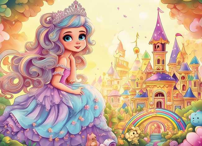 儿童卡通公主故事；儿童公主卡通画