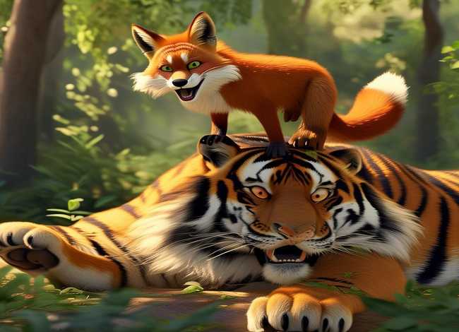 狐假虎威寓言儿童故事视频;寓言故事狐假虎威故事视频 狐假虎威寓言儿童故事视频;寓言故事狐假虎威故事视频