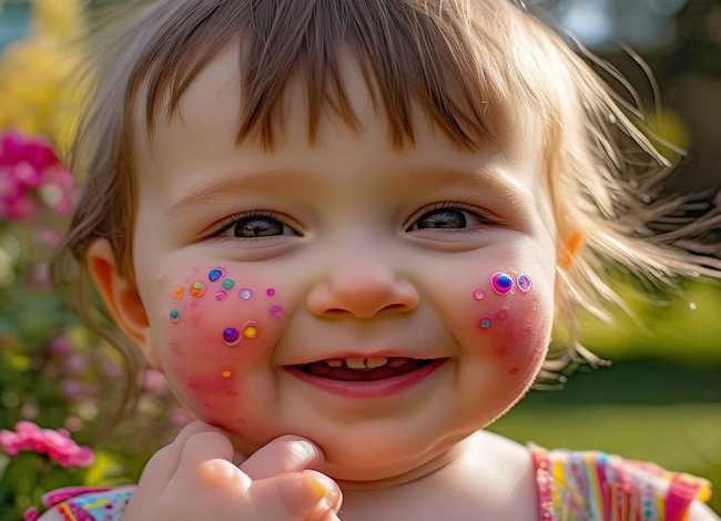 儿童脸上两边有小疙瘩 - 儿童脸上两边有小疙瘩抹什么