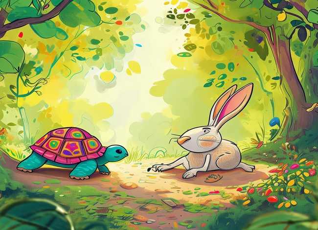 龟兔赛跑的儿童故事在线听、龟兔赛跑的故事在线收听