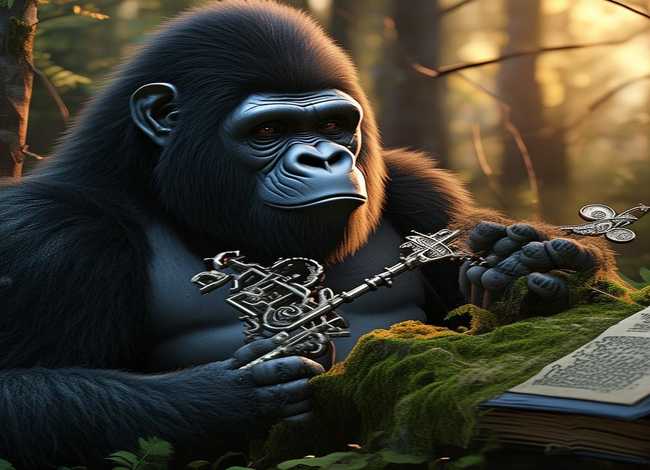 大猩猩故事书、大猩猩故事书钥匙