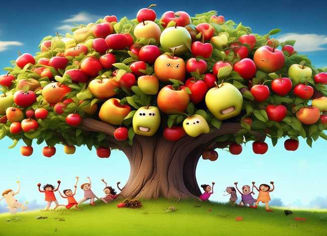 苹果的故事儿童版 关于苹果的故事幼儿 苹果的故事儿童版 关于苹果的故事幼儿
