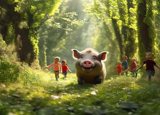儿童野猪故事视频、野猪儿童版