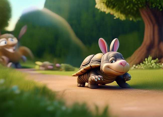龟兔赛跑儿童故事视频；龟兔赛跑的故事 幼儿 视频播放