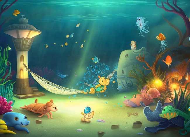 儿童睡前故事之海底动物（海洋动物睡前故事）