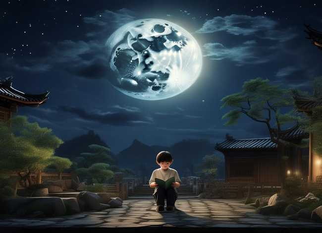 关于月亮的古诗小学生；小学生关于月亮的古诗大全